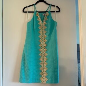 Lilly Pulitzer brand new dress. Has beautiful gold accents down front